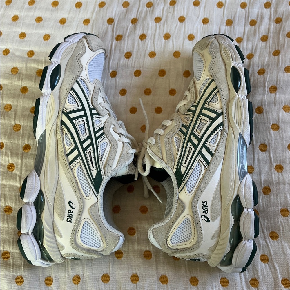 ASICS Gel-NYC sneakers ivory forest night men’s 6 women’s 7.5 - Picture 8 of 8